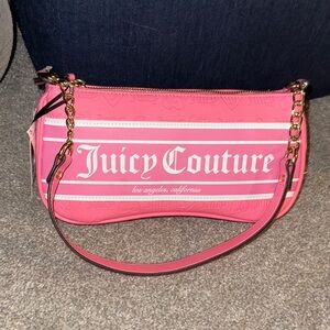 Juicy Couture Status Pink Lemonade Fashionista Shoulder Bag